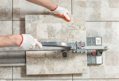 Custom Tile Pattern Installation